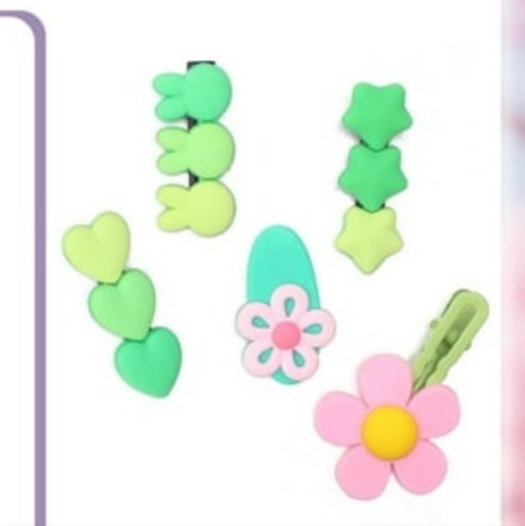 Colorful Hair Clips Set - Picture 2 of 4